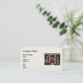 クリスマスの準備 名刺 (スタンド正面)