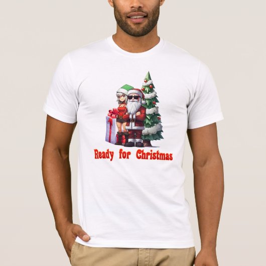 クリスマスの準備 Tシャツ (正面)