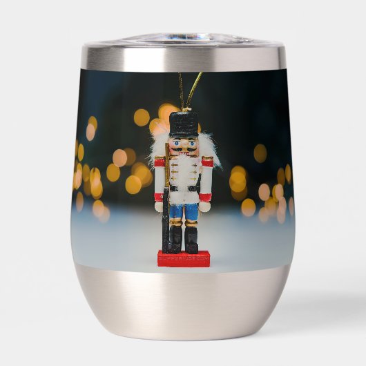 クリスマスの滑りやすいジョーくるみ割り人形オーナメント (正面)