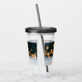 クリスマスの滑りやすいジョーくるみ割り人形オーナメント アクリルタンブラー (左)