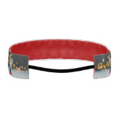 クリスマスの滑りやすいジョーくるみ割り人形オーナメント アスレチックヘッドバンド (裏面)