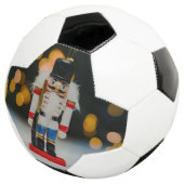 クリスマスの滑りやすいジョーくるみ割り人形オーナメント サッカーボール (3/4)