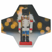 クリスマスの滑りやすいジョーくるみ割り人形オーナメント サッカーボール (フラット)