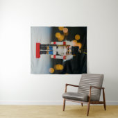 クリスマスの滑りやすいジョーくるみ割り人形オーナメント タペストリー (インサイチュ(横))