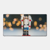 クリスマスの滑りやすいジョーくるみ割り人形オーナメント デスクマット (正面)