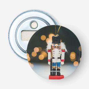 クリスマスの滑りやすいジョーくるみ割り人形オーナメント 栓抜き