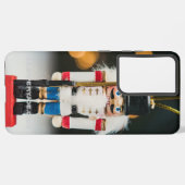 クリスマスの滑りやすいジョーくるみ割り人形オーナメント SAMSUNG GALAXYケース (裏面横)