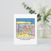 クリスマスの漫画3賢い王コンピュータ・ゲーム シーズンポストカード (スタンド正面)