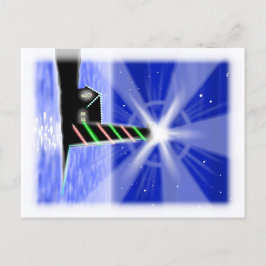 クリスマスの灯台のポストカード シーズンポストカード