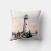 クリスマスの灯台枕 クッション (裏面)