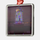 クリスマスの灯台 メタルオーナメント (左)