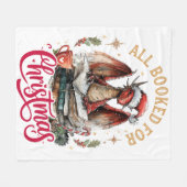 クリスマスの為に全て予約済みのドラゴン フリースブランケット (正面(横))