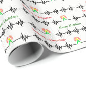 クリスマスの無線送信機の頻度ギフト用包装紙 ラッピングペーパー (ロールコーナー)