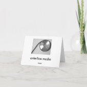 クリスマスの照明のスカルカード シーズンカード (裏面)