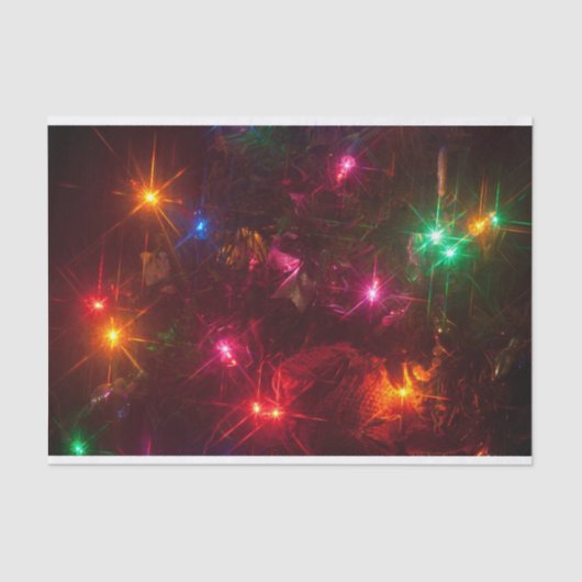 クリスマスの照明のティッシュペーパー 薄葉紙 (正面)