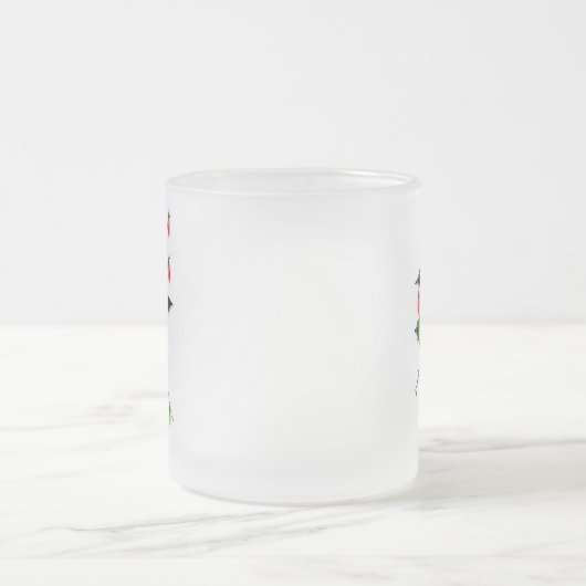 クリスマスの照明のマグとのSCのロゴ フロストグラスマグカップ (中央)