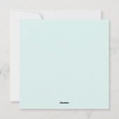 クリスマスの照明の休日の平らなカード シーズンカード (裏面)