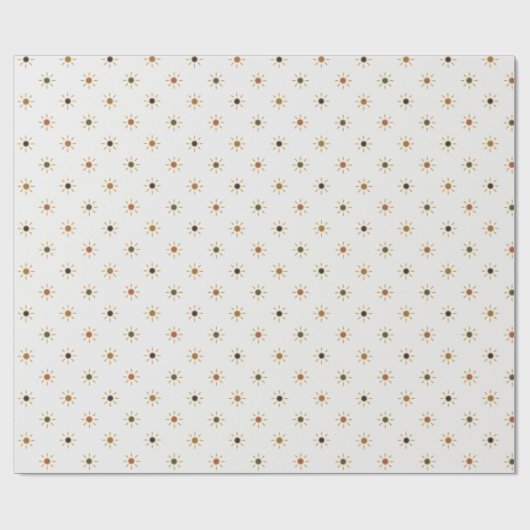 クリスマスの照明の包装紙 ラッピングペーパー (フラット)