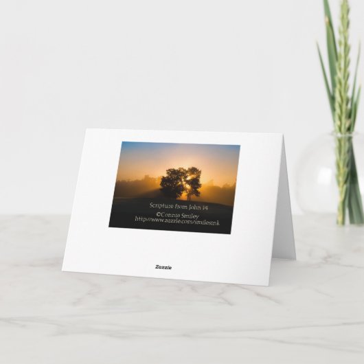 クリスマスの照明の流出 シーズンカード (裏面)