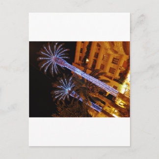 クリスマスの照明シシリー シーズンポストカード