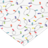 クリスマスの照明パターン テーブルクロス (アングル)