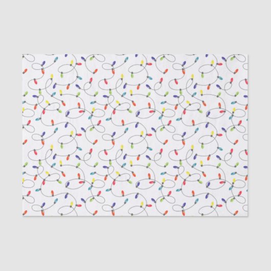 クリスマスの照明パターン 薄葉紙 (正面)