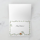 クリスマスの照明-クリスマスの挨拶状の子供 シーズンカード (内部)