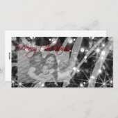 クリスマスの照明 シーズンカード (正面/裏面)