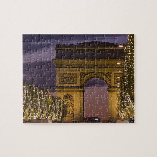クリスマスの照明、チャンピオンElyseesのアークde ジグソーパズル (横)