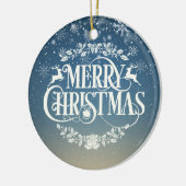 クリスマスの父、パパの定義 セラミックオーナメント (左)