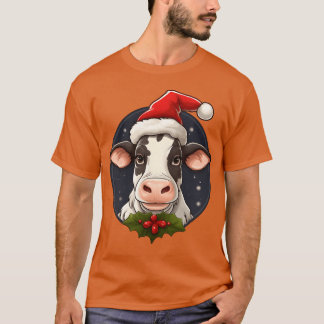 クリスマスの牛の仲間たち Tシャツ
