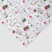 クリスマスの牧場のヤギ 薄葉紙 (詳細)