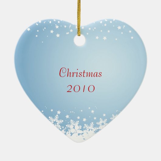 クリスマスの物語のルーク2のキリスト教のカスタマイズ可能 セラミックオーナメント (裏面)