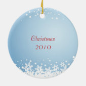 クリスマスの物語のルーク2のキリスト教のカスタマイズ可能 セラミックオーナメント (裏面)