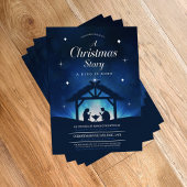 クリスマスの物語 王の誕生 降臨祭 教会 チラシ