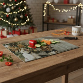 クリスマスの犬たち カッティングボード ホリデーギフト