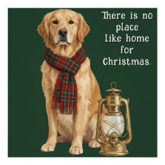 クリスマスの犬グッズをオリジナルで作成しよう ポスター