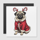 クリスマスの犬愛好家のためのサンタ服を着たパブドッグ (正面/裏面)