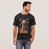 クリスマスの犬 Tシャツ (正面フル)