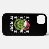 クリスマスの猫が大好きな人向けの面白いネコのグッズ Case-Mate iPhoneケース (裏面 (横))