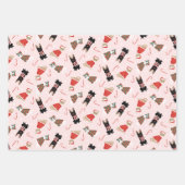 クリスマスの猫たち ラッピングペーパーシート (正面2)