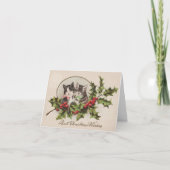 クリスマスの猫ちゃんの挨拶状 シーズンカード (正面)