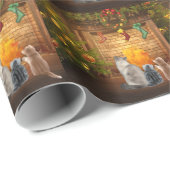 クリスマスの猫ちゃん ラッピングペーパー (ロールコーナー)