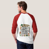 クリスマスの猫の気分 Tシャツ (裏面フル)