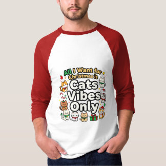 クリスマスの猫の気分 Tシャツ