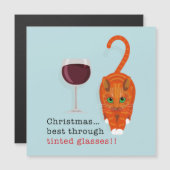 クリスマスの猫は色付きの眼鏡を通して最高 (正面/裏面)