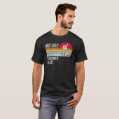 クリスマスの猫を飾る可能性大 Tシャツ (正面フル)