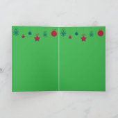 クリスマスの猫 カード (内部)