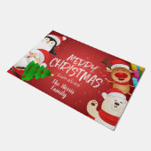 クリスマスの玄関マット ドアマット (アングル)