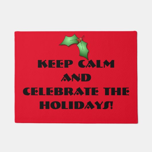 クリスマスの玄関マット ドアマット (正面)